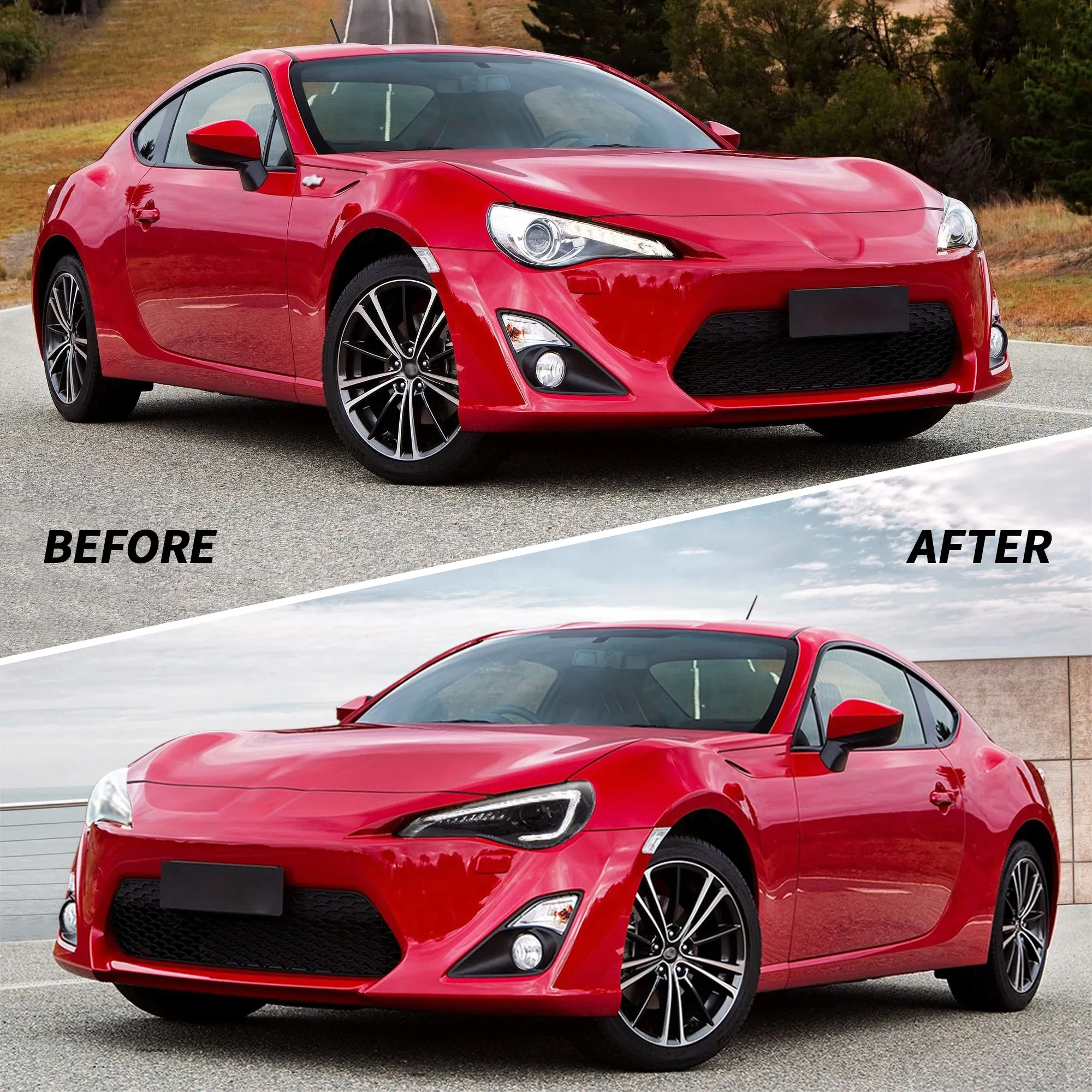 VLAND LED Headlights With D2H Bulbs For Toyota 86/Subaru BRZ/Scion FRS First Gen 2012-2020