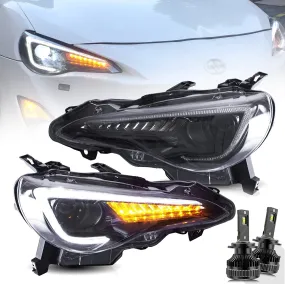 VLAND LED Headlights With D2H Bulbs For Toyota 86/Subaru BRZ/Scion FRS First Gen 2012-2020