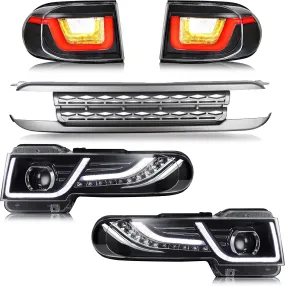 VLAND LED Headlights With Grille and Taillights For Toyota Fj Cruiser 2007-2023