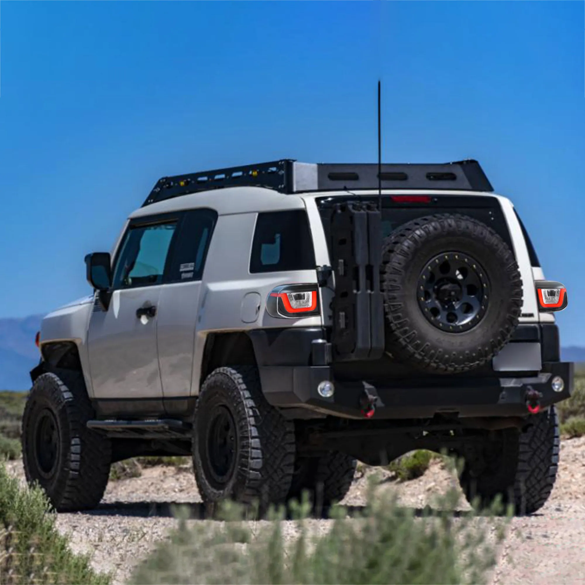 VLAND LED Headlights With Grille and Taillights For Toyota Fj Cruiser 2007-2023