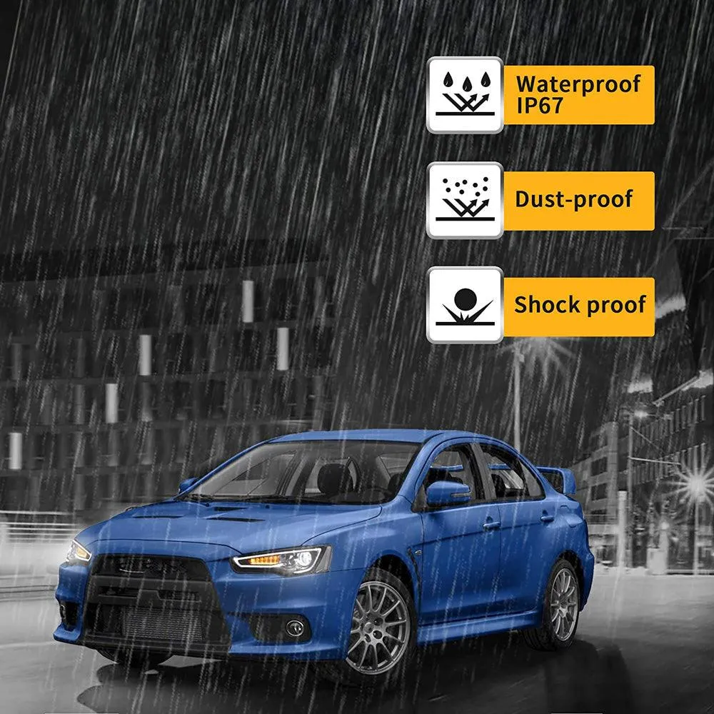 VLAND LED Projector Headlights For Mitsubishi Lancer GT EVO X 2008-2018 with Sequential Indicators