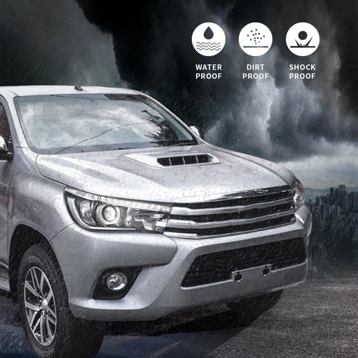 VLAND LED Projector Headlights For Toyota Hilux / Revo 8th Gen 2015-2020 With Sequential Indicators