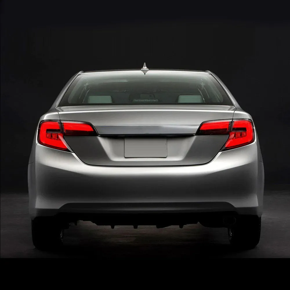 VLAND LED Tail Lights For Toyota Camry 2012-2014 XV50 7th Gen Red Smoked (MOQ of 100 Sets)