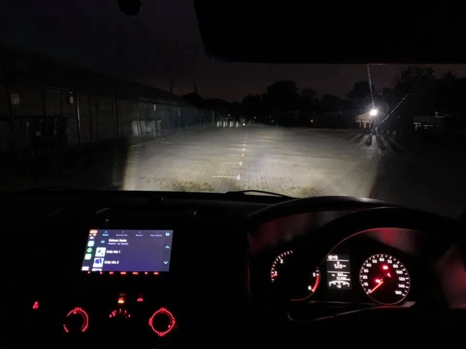 VW T5.1 DRL headlights with dynamic side indicators and full led headlight bulbs
