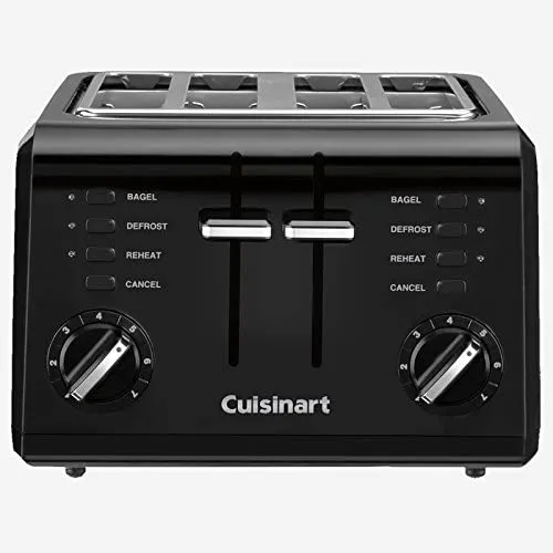 Was Store Display! CUISINART CPT-142BKC 4-Slice Compact Toaster, Black! Includes Box!