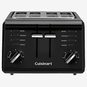 Was Store Display! CUISINART CPT-142BKC 4-Slice Compact Toaster, Black! Includes Box!