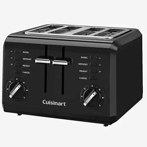 Was Store Display! CUISINART CPT-142BKC 4-Slice Compact Toaster, Black! Includes Box!